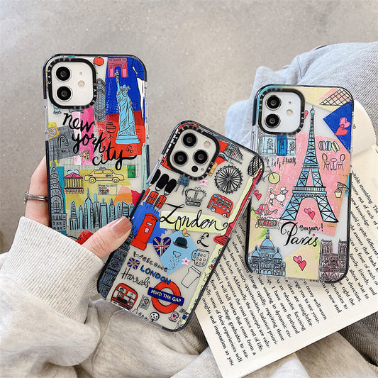 City Painting Inspired Phone Case